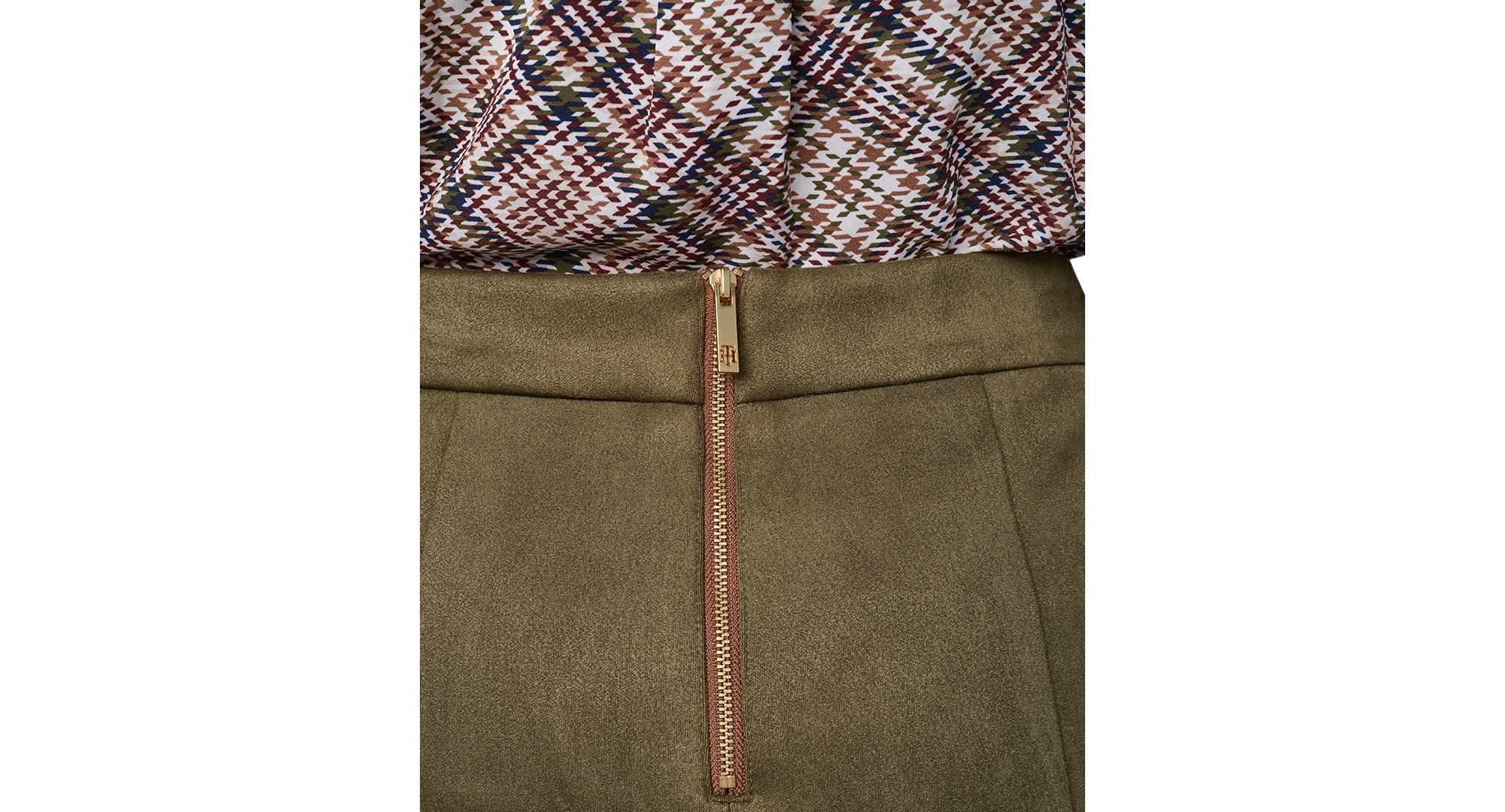 Tommy Hilfiger Women's Fx Suede High-Waisted Pencil Skirt - Dark Olive