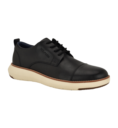 Tommy Hilfiger Men's Fader Dress Casual Oxford Shoes - Black