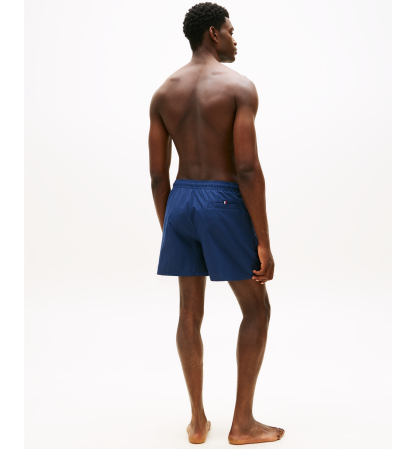 Tommy Hilfiger Men's Drawstring Zip Pocket Swim Trunks - Aegean Sea