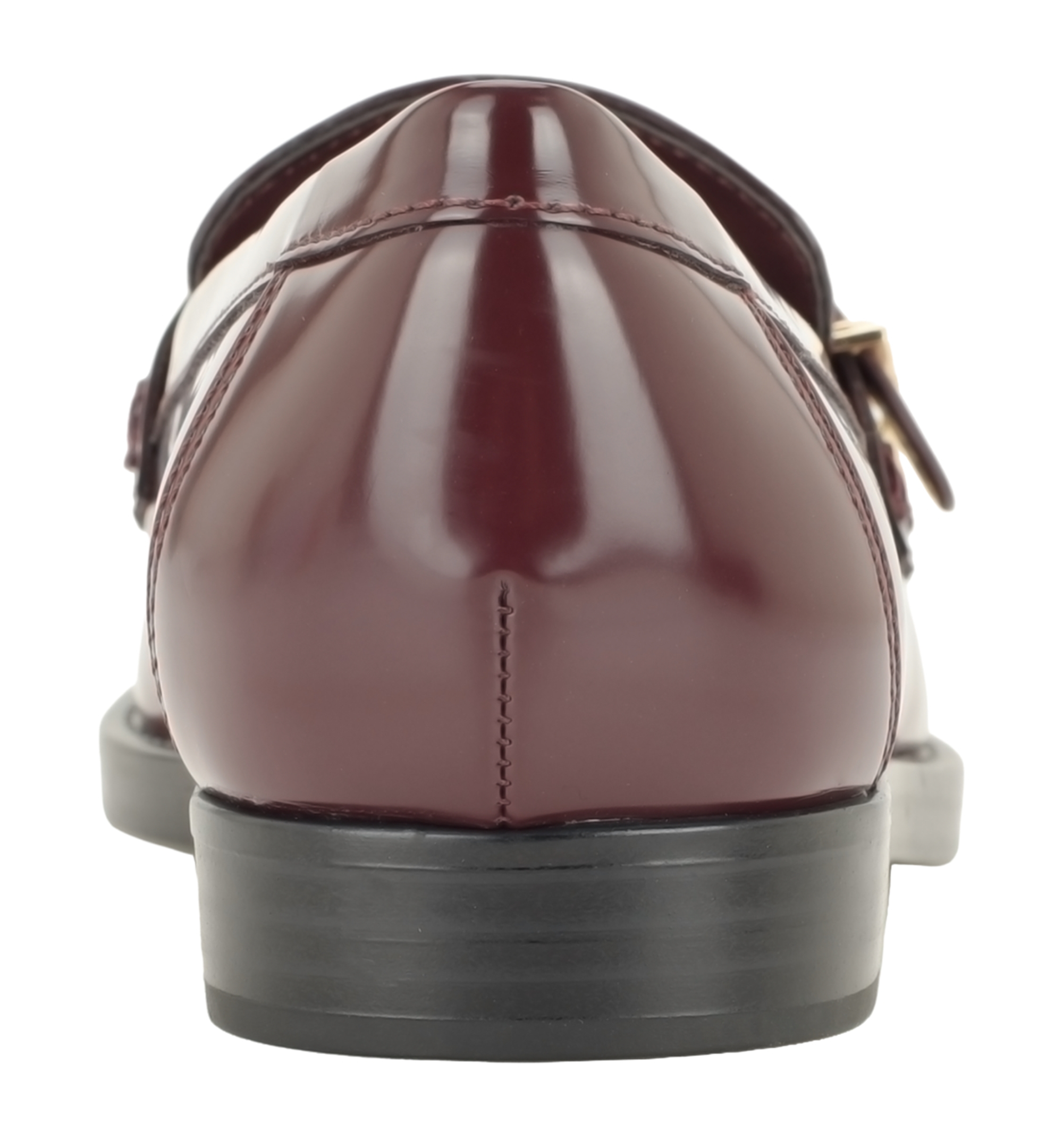Tommy Hilfiger Women's Maxline Charm Buckle Strap Slip-On Dress Loafers - Dark Red Patent