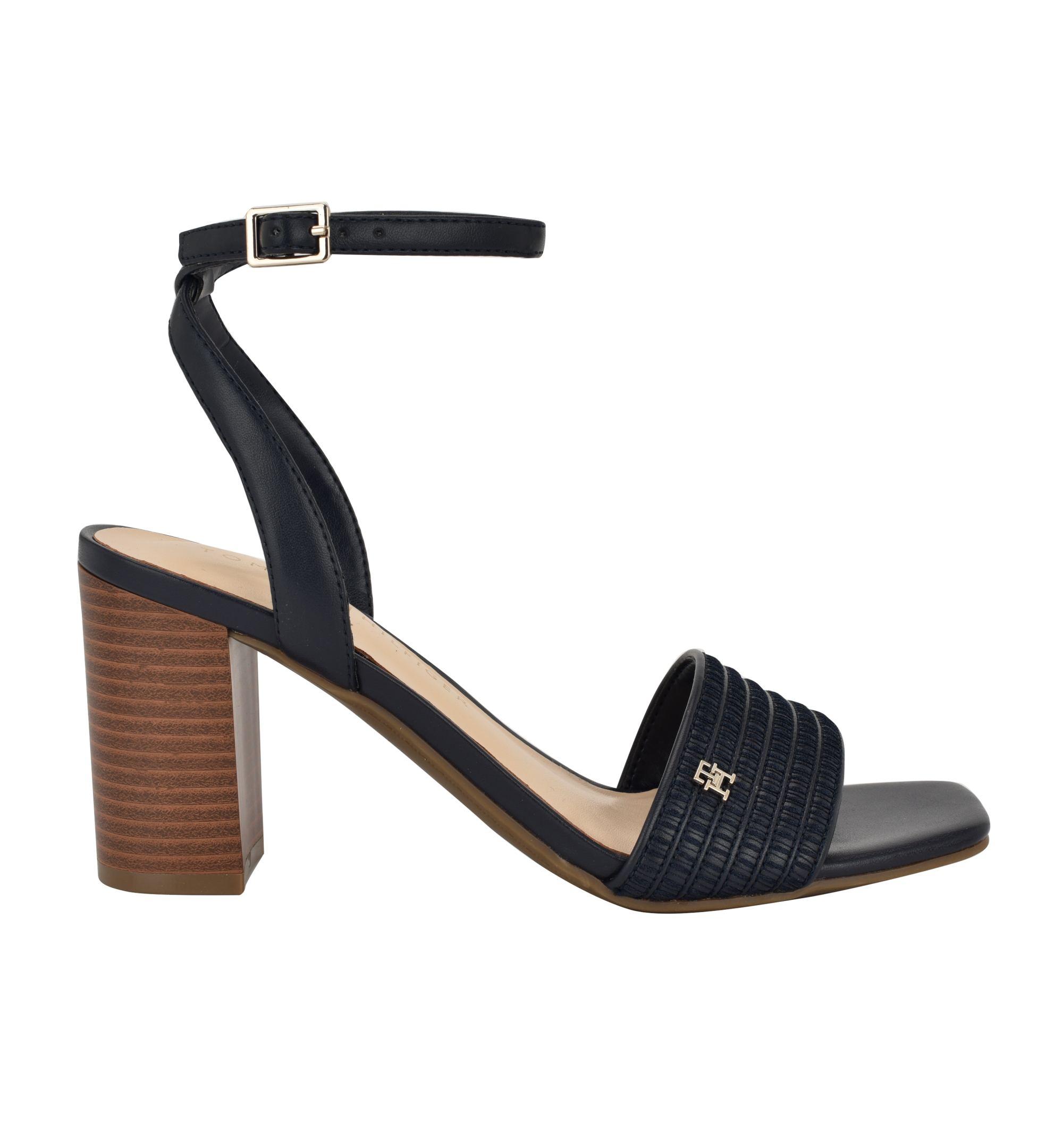 Tommy Hilfiger Women's Skilars High Block Heel Sandals - Marine