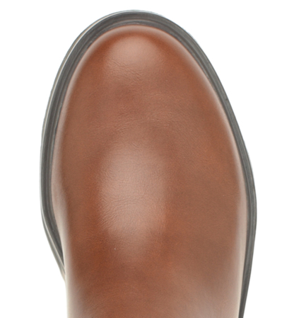Tommy Hilfiger Women's Truna Round Toe Tall Boots - Medium Brown