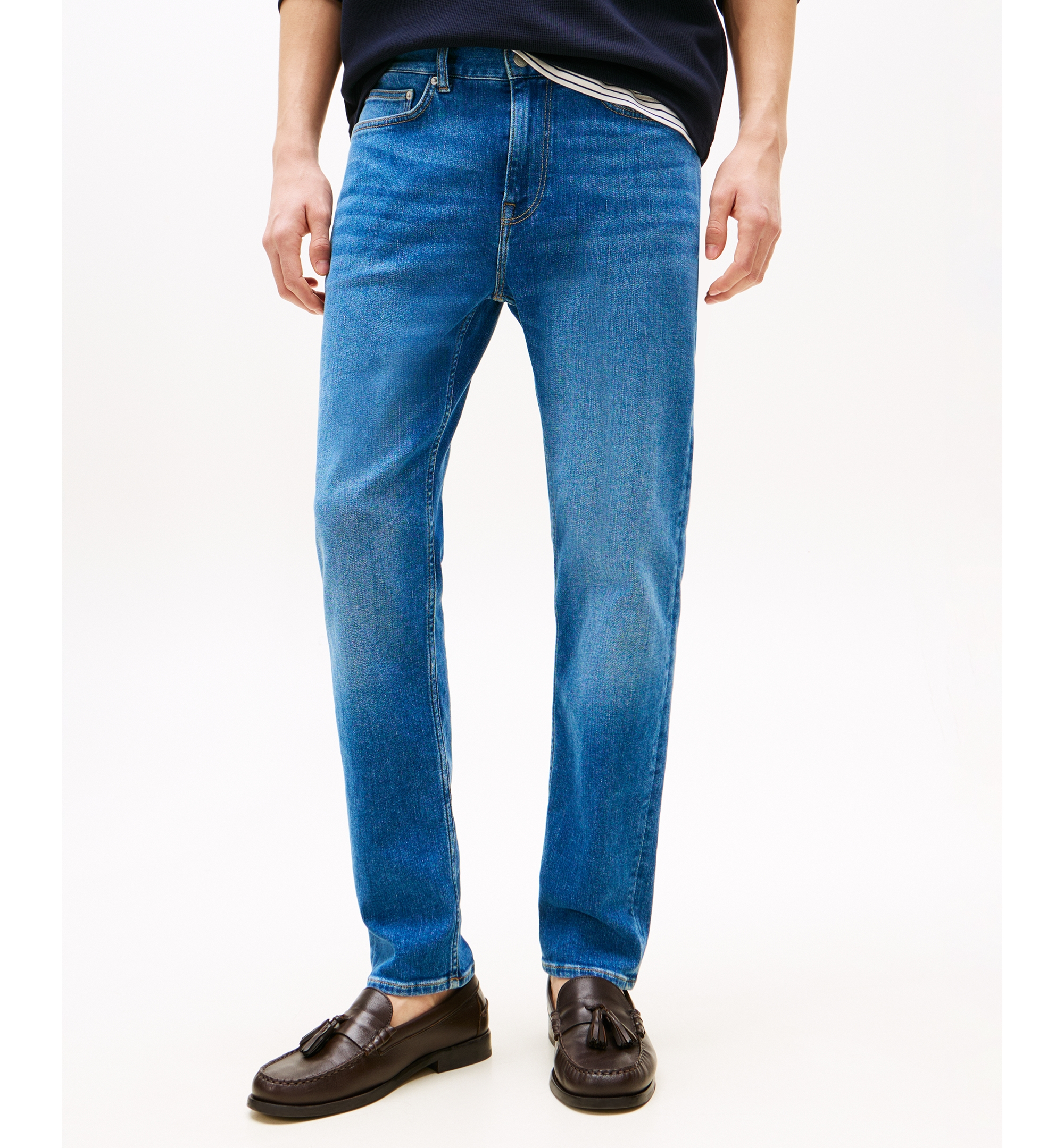 Tommy Hilfiger Men's Bleeker Slim-Fit Jeans - Mid Indigo