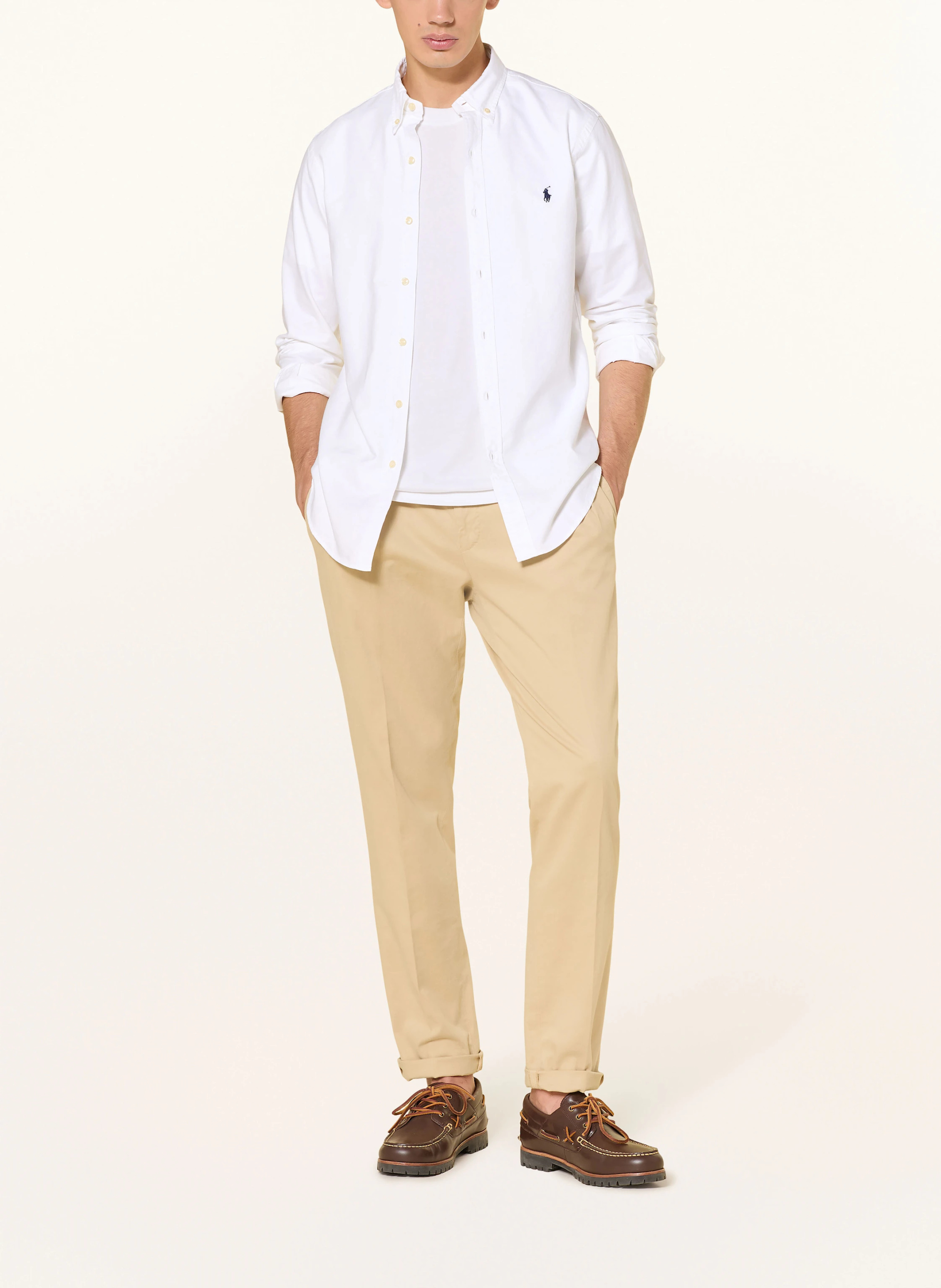 POLO RALPH LAUREN Hemd Slim Fit – WEISS