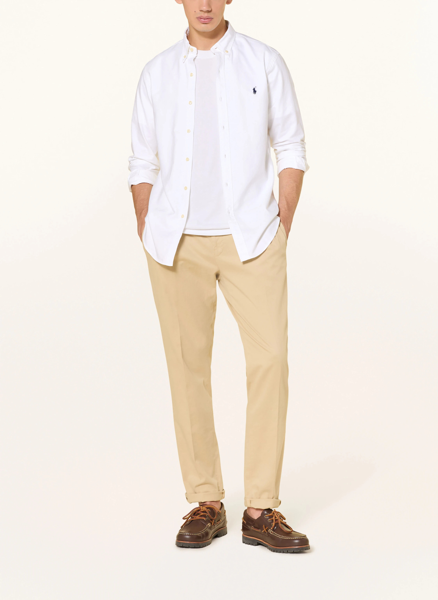 POLO RALPH LAUREN Hemd Slim Fit – WEISS