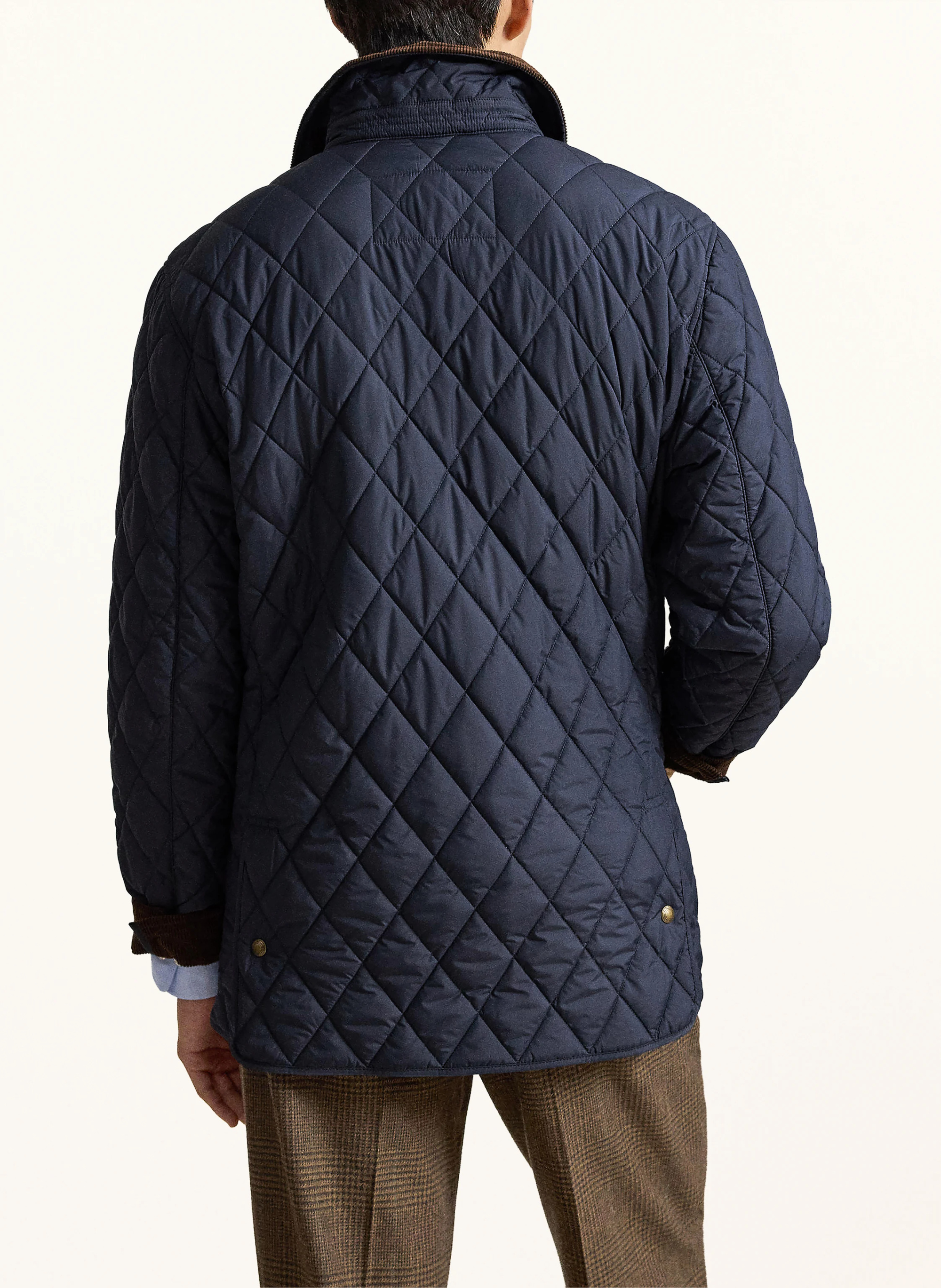 POLO RALPH LAUREN Steppjacke – DUNKELBLAU / DUNKELBRAUN