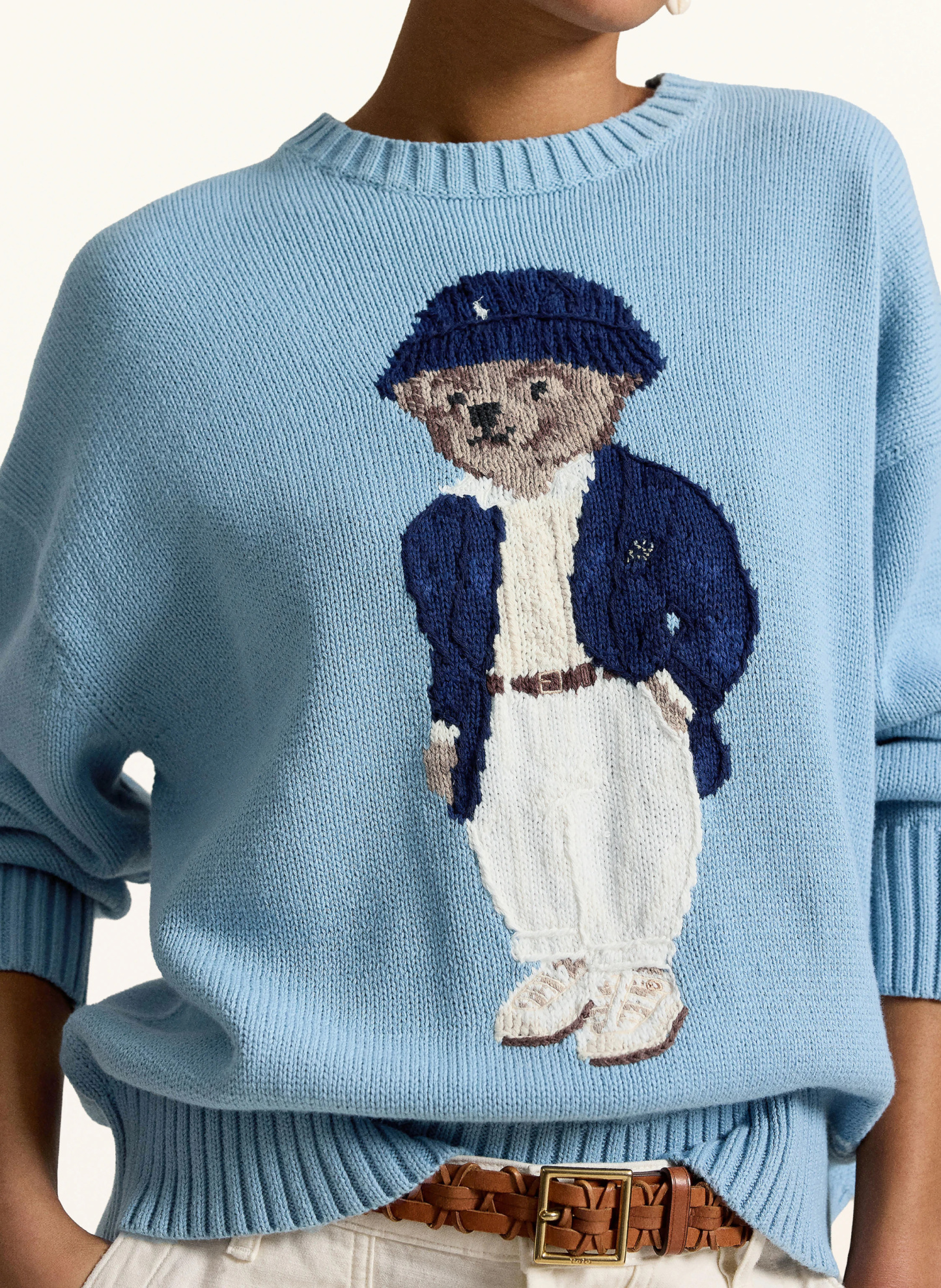 POLO RALPH LAUREN Pullover – HELLBLAU / BLAU / WEISS