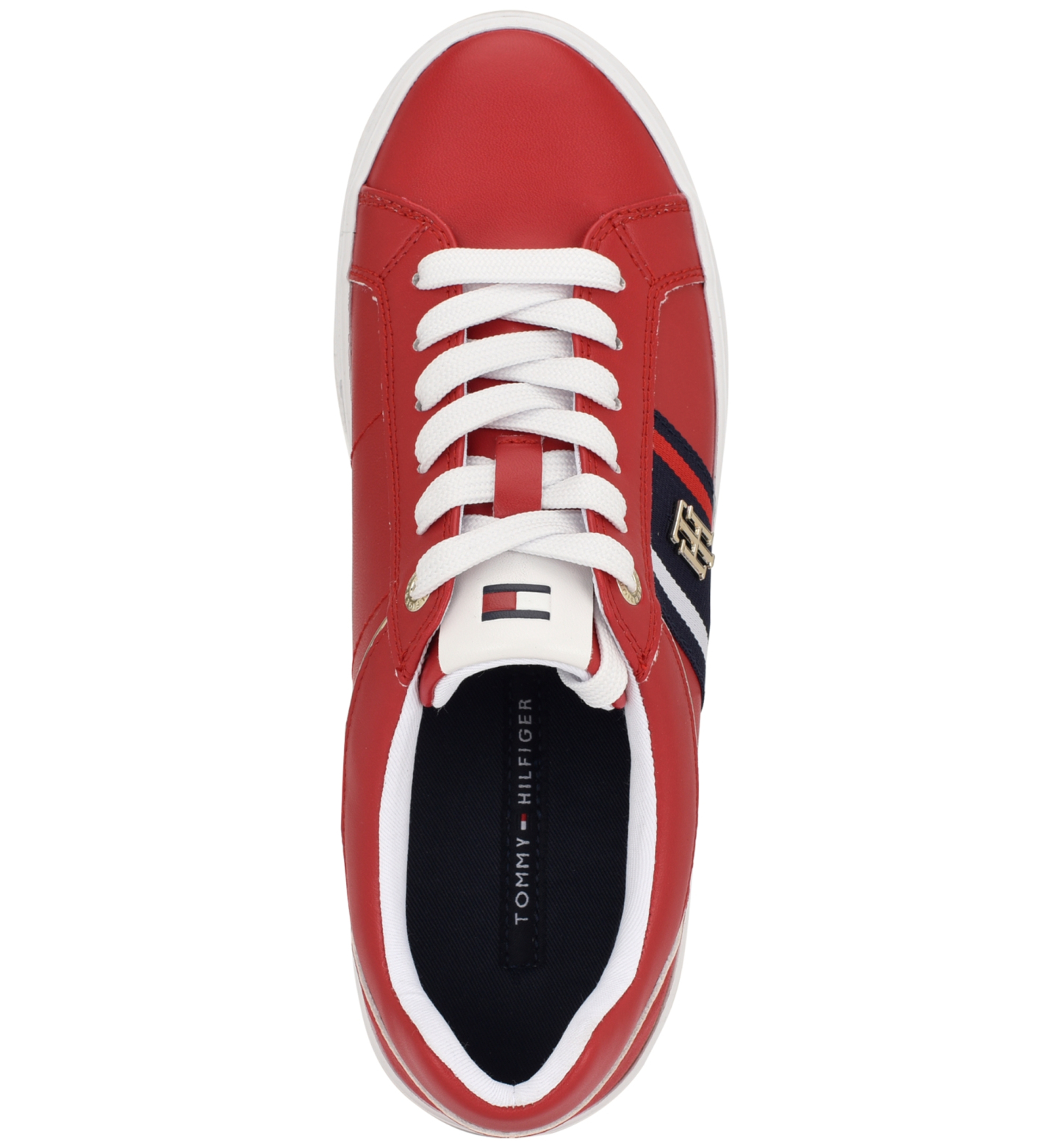 Tommy Hilfiger Women's Badria Logo Platform Sneakers - Red