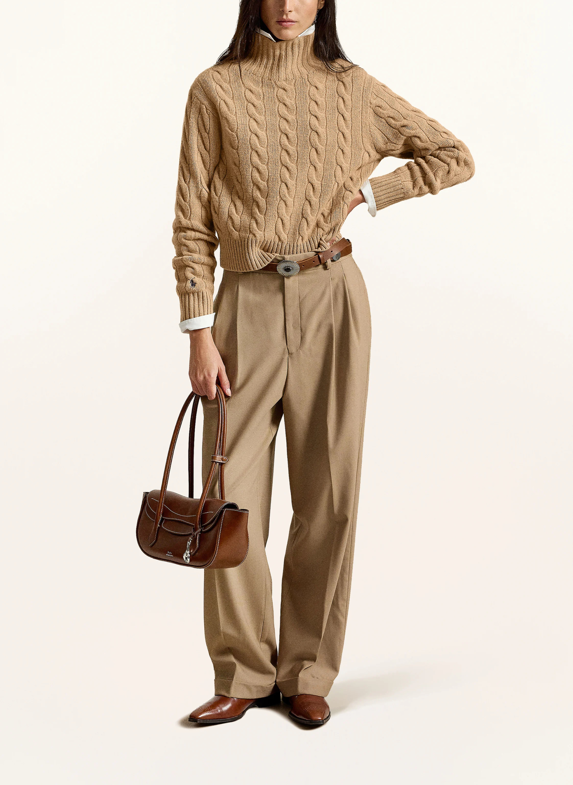 POLO RALPH LAUREN Pullover – CAMEL