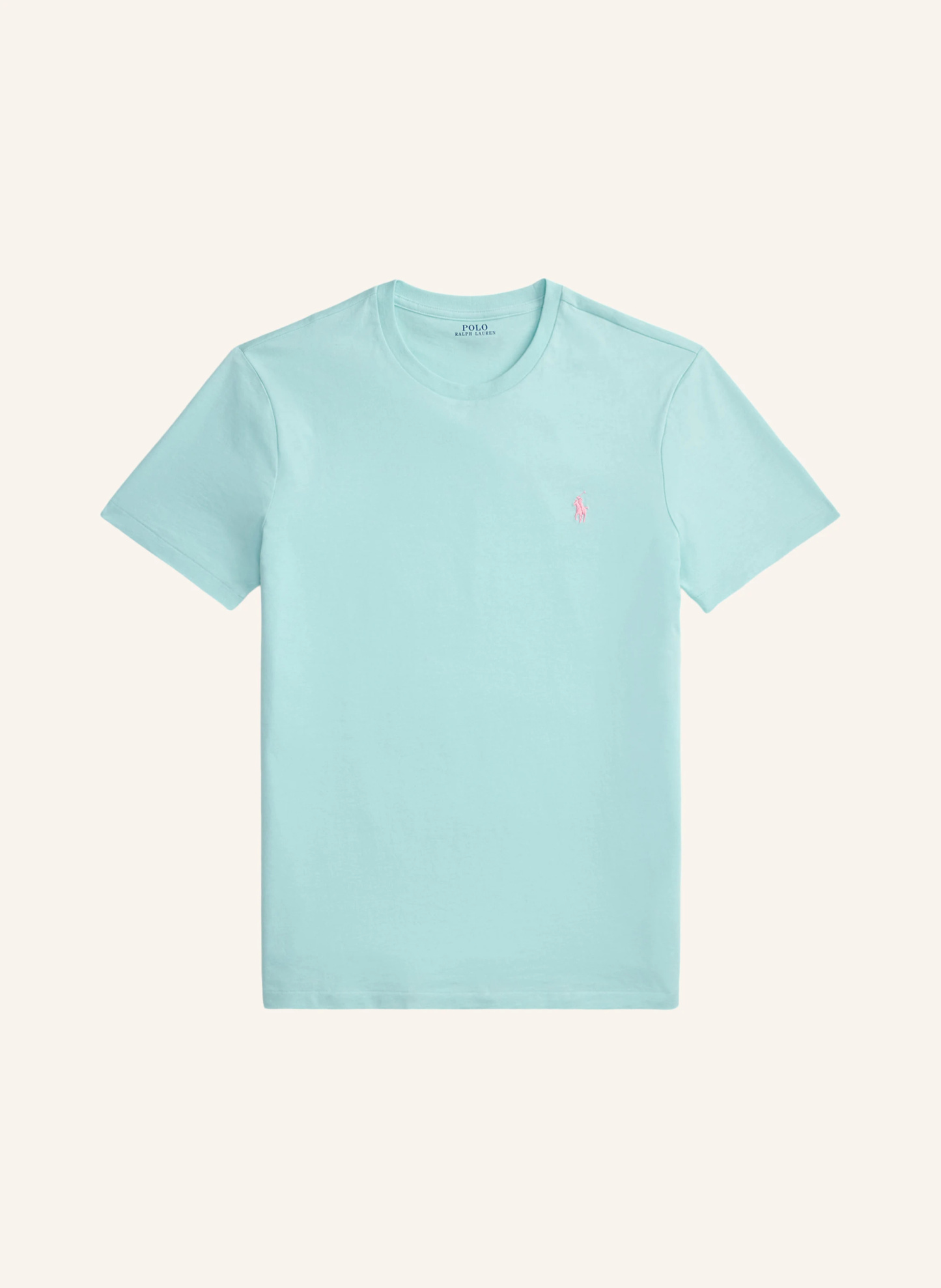 POLO RALPH LAUREN T-Shirt – TÜRKIS / ROSA