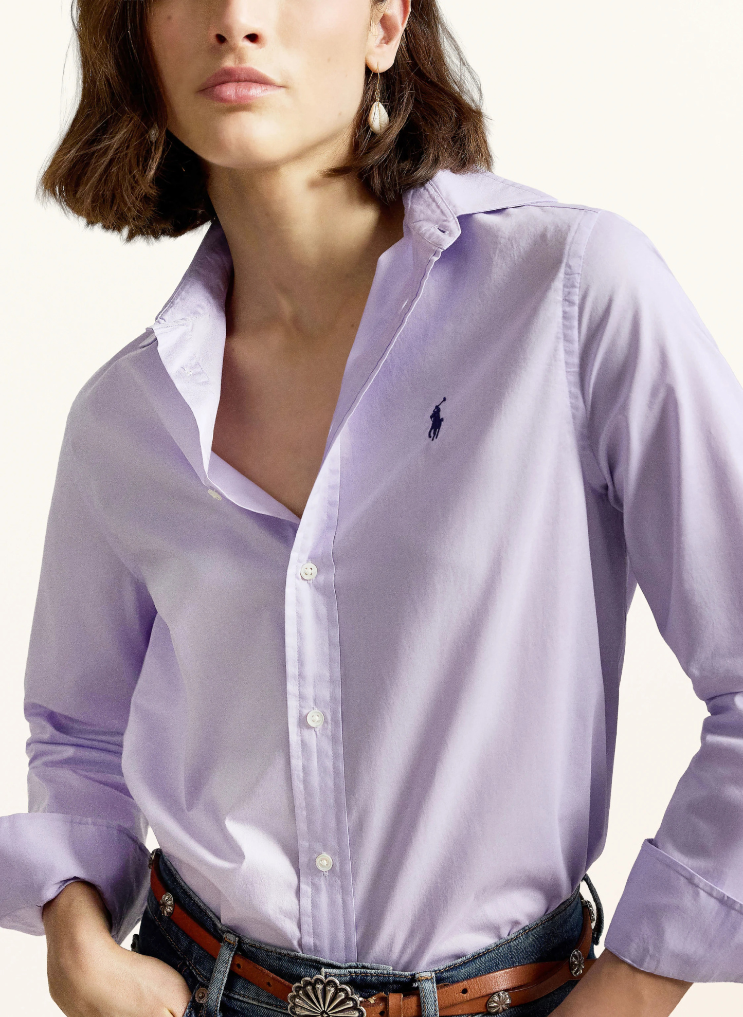 POLO RALPH LAUREN Hemdbluse – HELLLILA