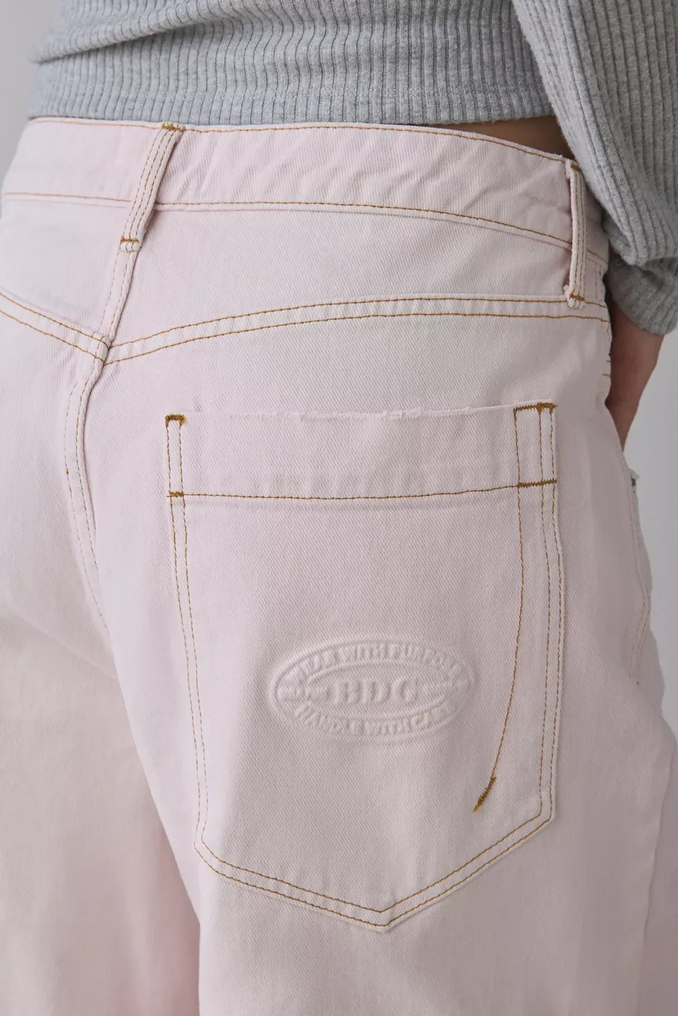 BDG Jaya Baggy Boyfriend Jeans - Pink