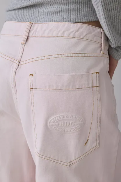 BDG Jaya Baggy Boyfriend Jeans - Pink