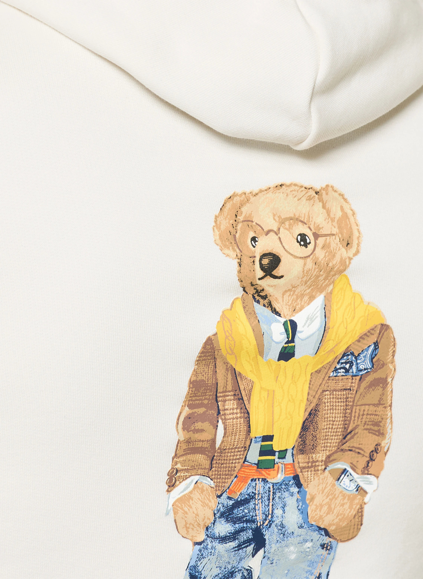 POLO RALPH LAUREN Hoodie – ECRU / BEIGE / DUNKELGELB