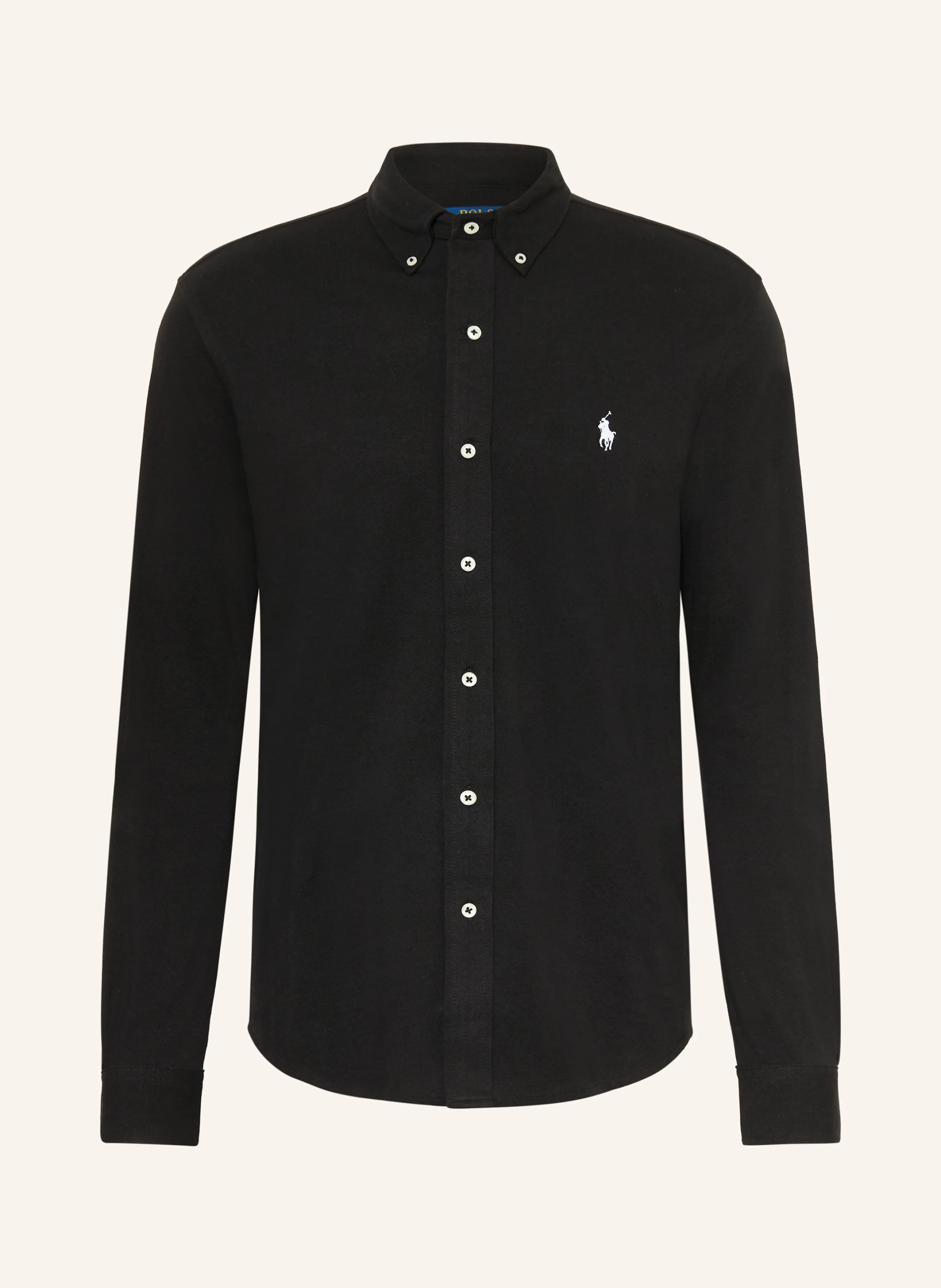 POLO RALPH LAUREN Piqué-Hemd Custom Fit – SCHWARZ (1)