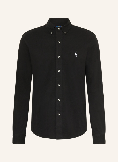 POLO RALPH LAUREN Piqué-Hemd Custom Fit – SCHWARZ (1)