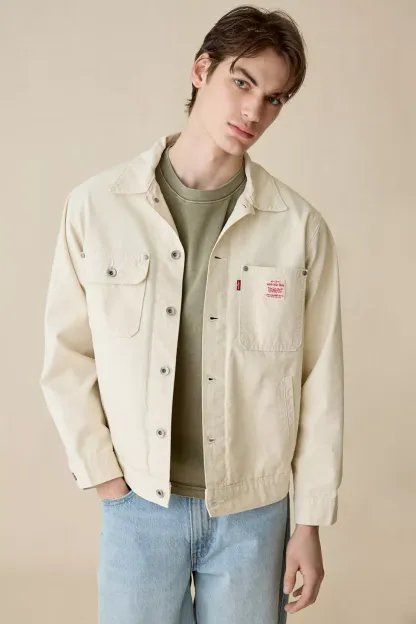 Levi’s® Sunrise Trucker Jacket - Undyed Ecru Greige