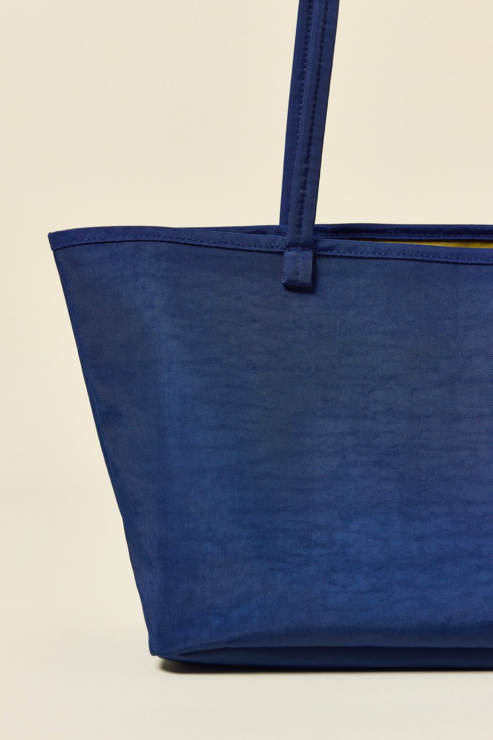 BAGGU Medium Nylon Reverse Tote Bag - Navy Mix