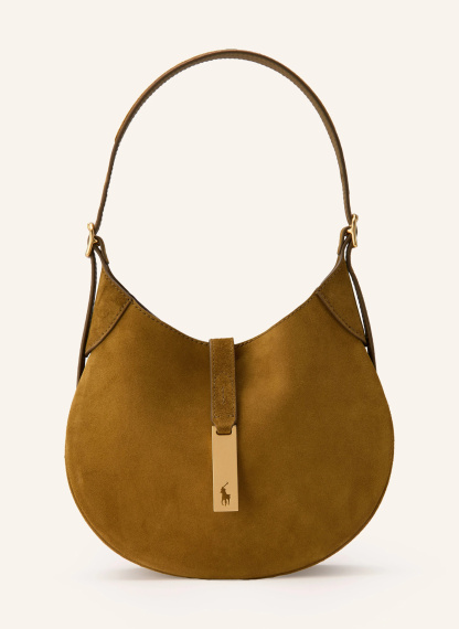 POLO RALPH LAUREN Umhängetasche – OLIV / GOLD