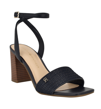 Tommy Hilfiger Women's Skilars High Block Heel Sandals - Marine