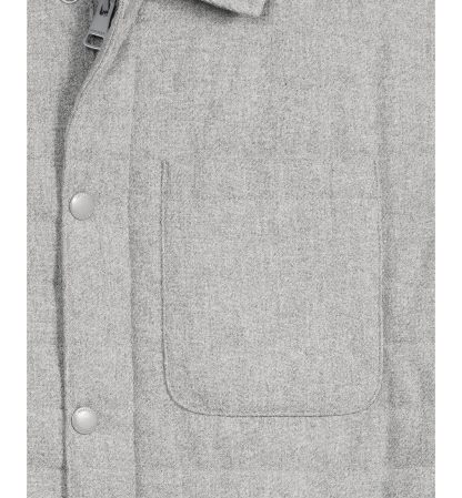 Tommy Hilfiger Men's Quilted Shirt Jacket - Heather Grey