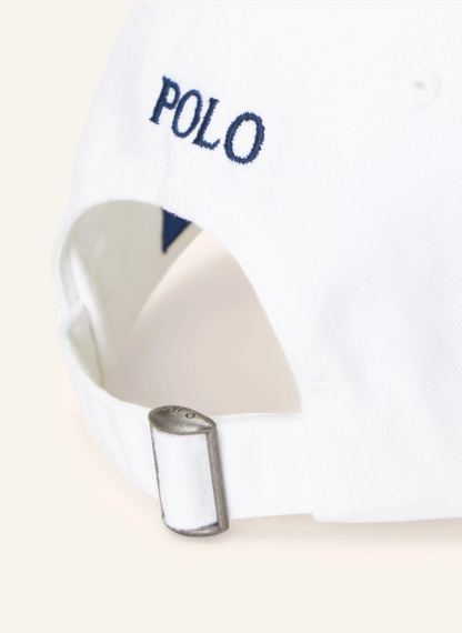 POLO RALPH LAUREN Cap – WEISS / DUNKELBLAU