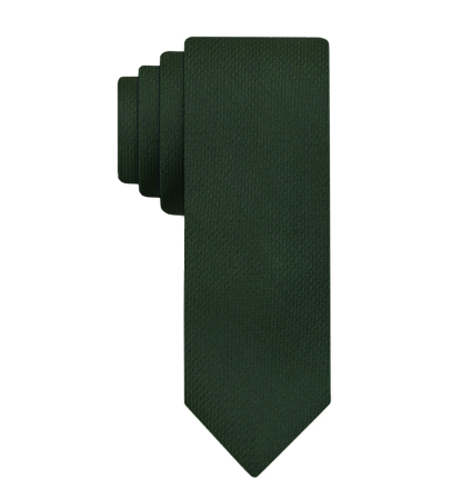 Tommy Hilfiger Men's Rope Solid Classic Tie - Hunter Green