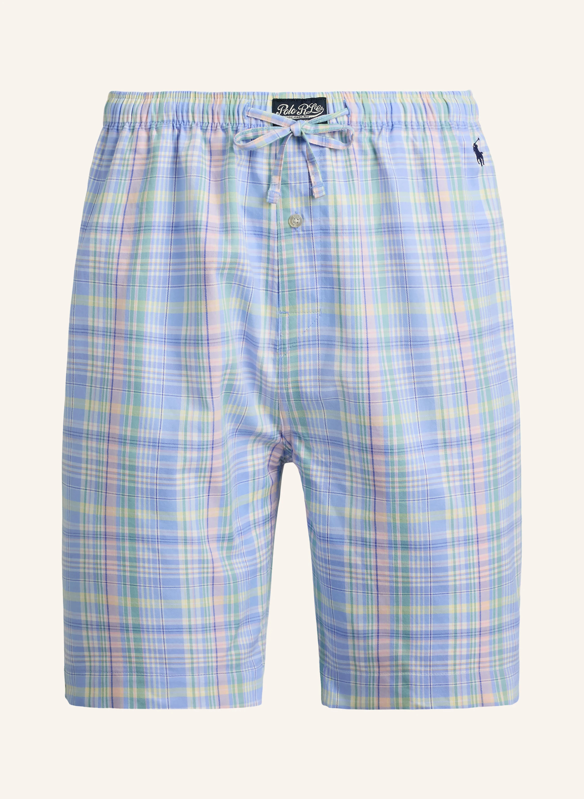 POLO RALPH LAUREN Lounge-Shorts – HELLBLAU / ROSA / GRÜN