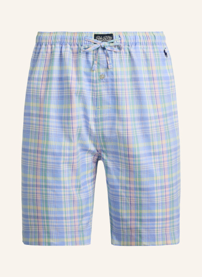 POLO RALPH LAUREN Lounge-Shorts – HELLBLAU / ROSA / GRÜN