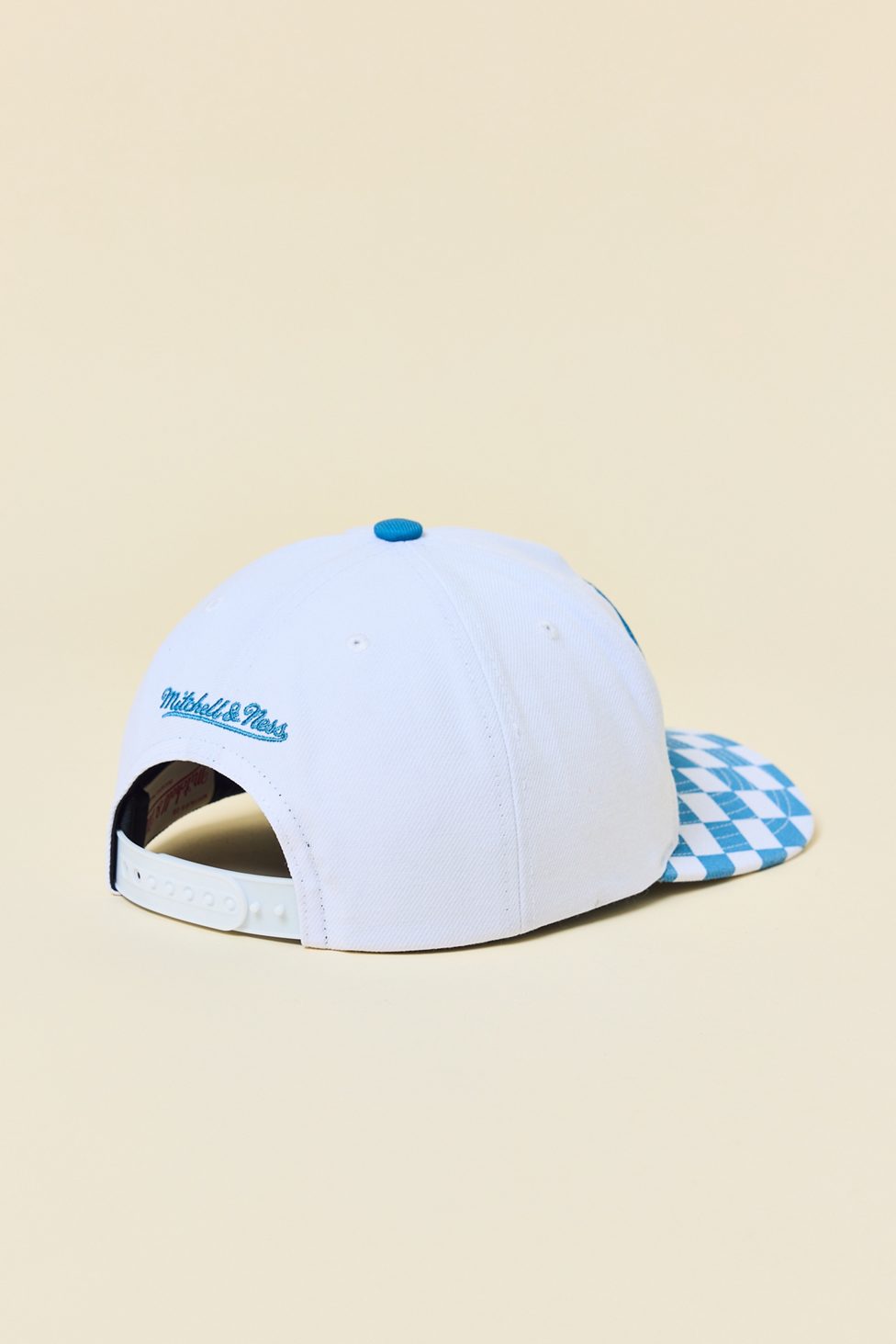 Mitchell & Ness MLB New York Yankees Checkered Brim Hat - Blue