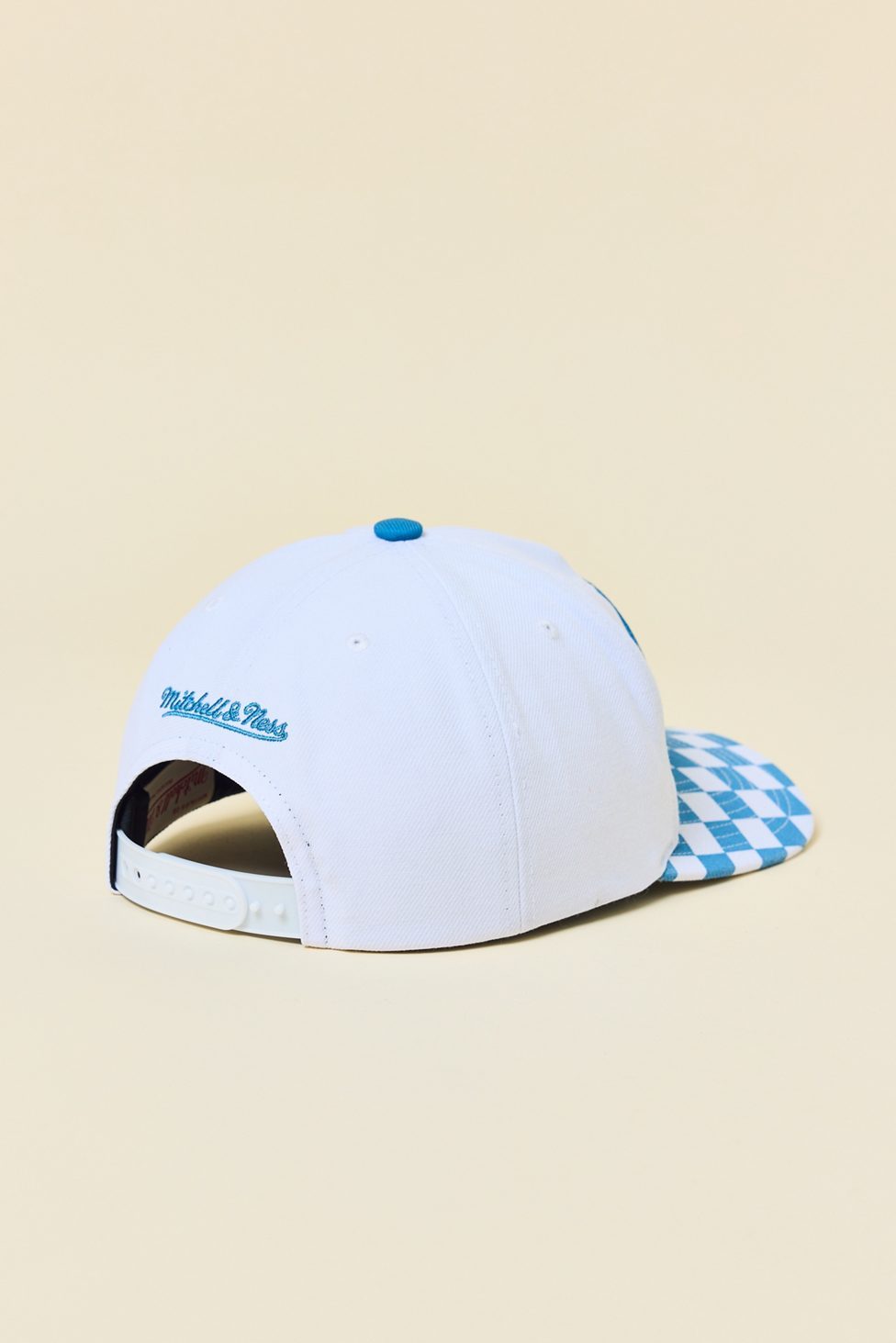 Mitchell & Ness MLB New York Yankees Checkered Brim Hat - Blue