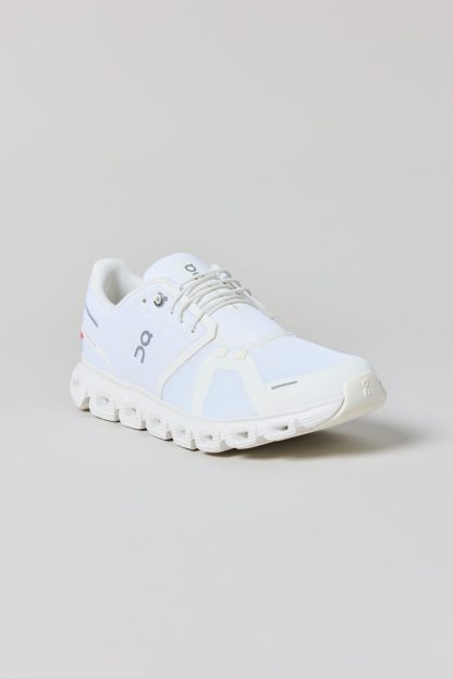On Men's Cloud 6 Sneakers - White | White