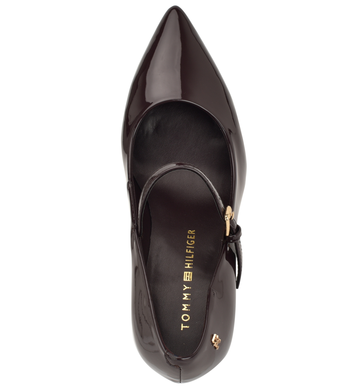 Tommy Hilfiger Women's Aveniz Mary Jane Block Heel Pump - Dark Red