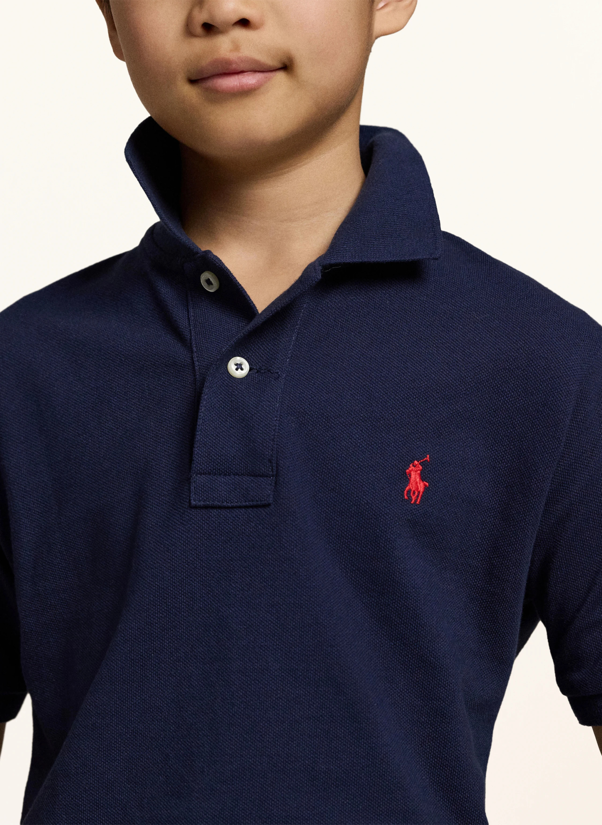 POLO RALPH LAUREN Piqué-Poloshirt Classic Fit – DUNKELBLAU