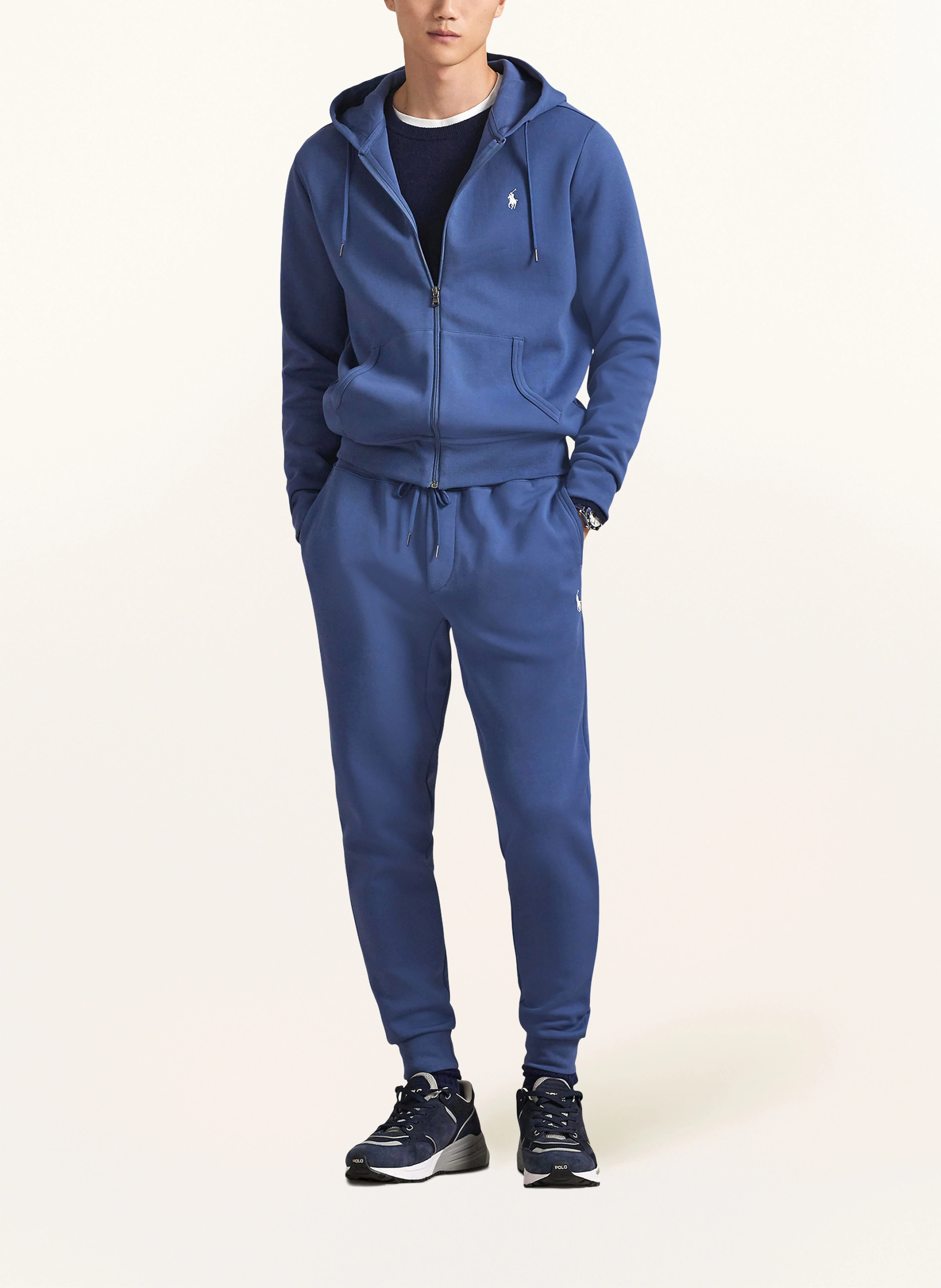 POLO RALPH LAUREN Sweatjacke – BLAU / WEISS