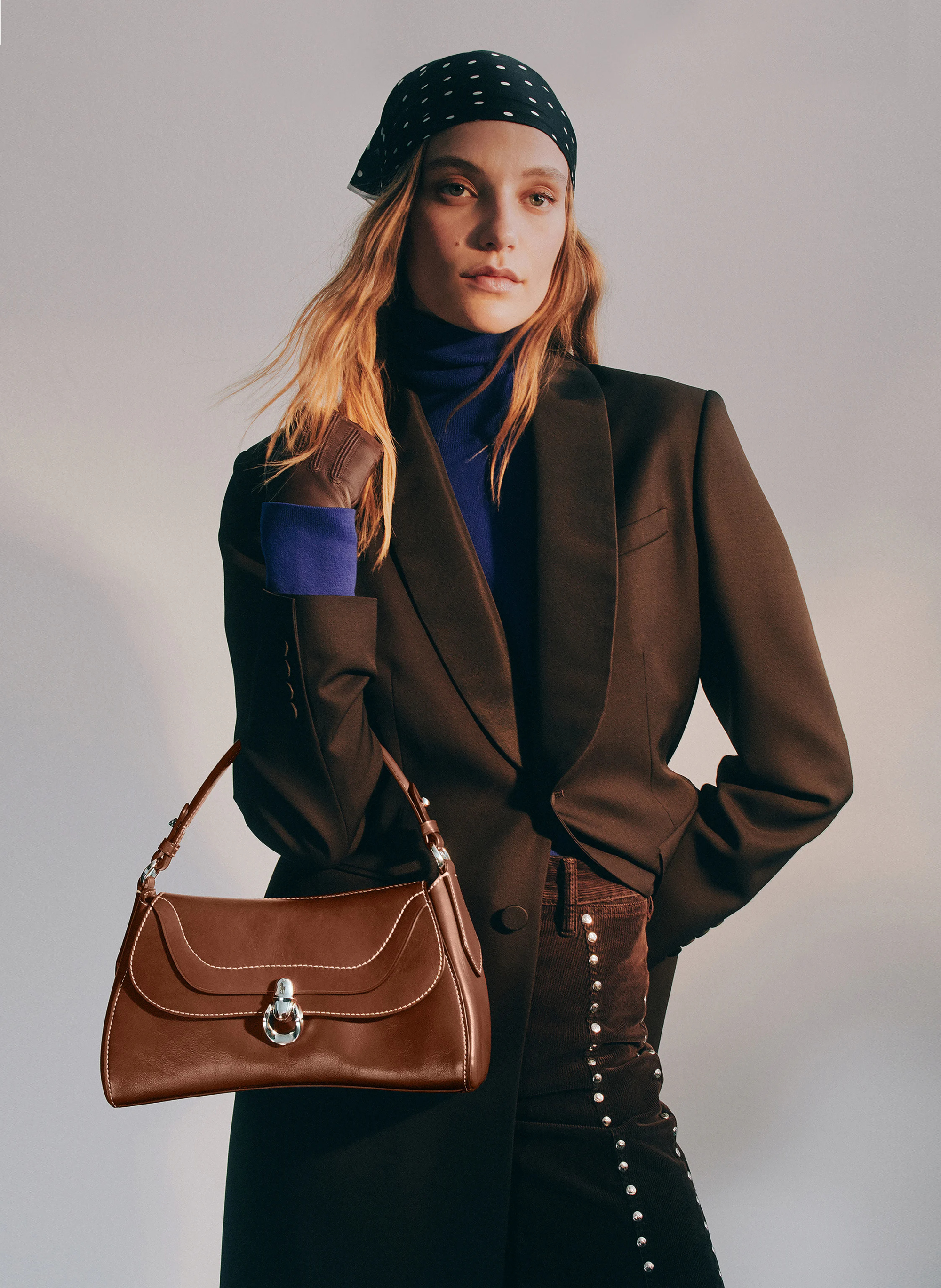 POLO RALPH LAUREN Handtasche BLAZE – BRAUN
