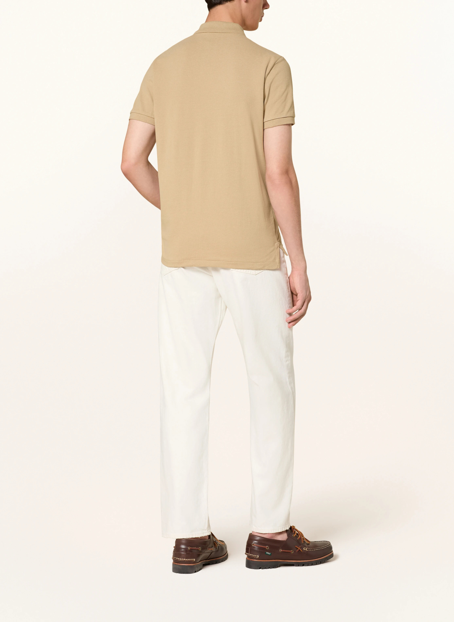 POLO RALPH LAUREN Piqué-Poloshirt Custom Slim Fit – HELLBRAUN (1)