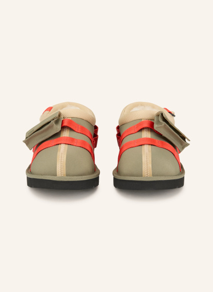 UGG Slipper TASMAN WILDWOOD – GRAU / HELLBRAUN / ROT