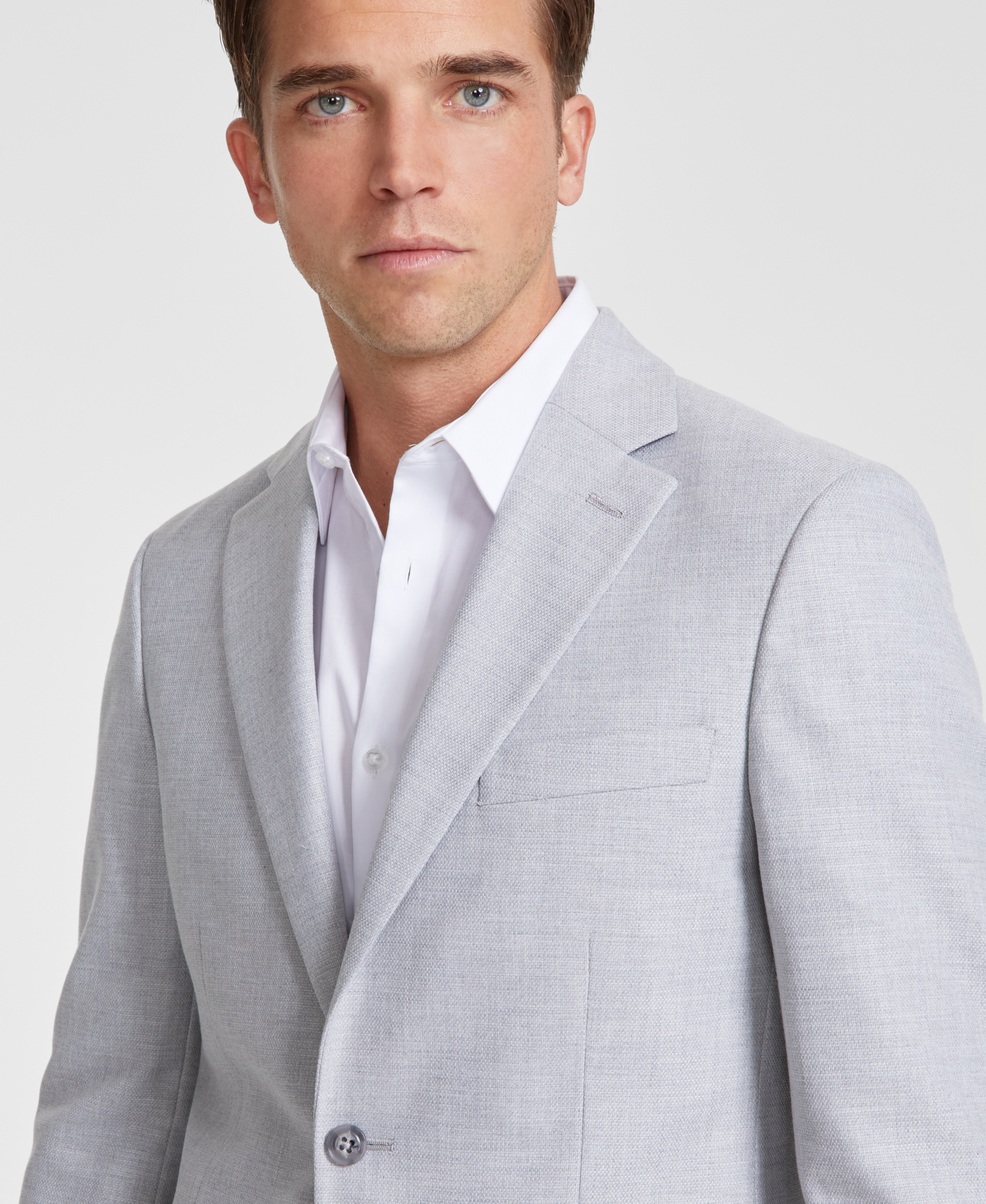 Tommy Hilfiger Men's Modern-Fit Solid Grey Sport Coat - Light Grey