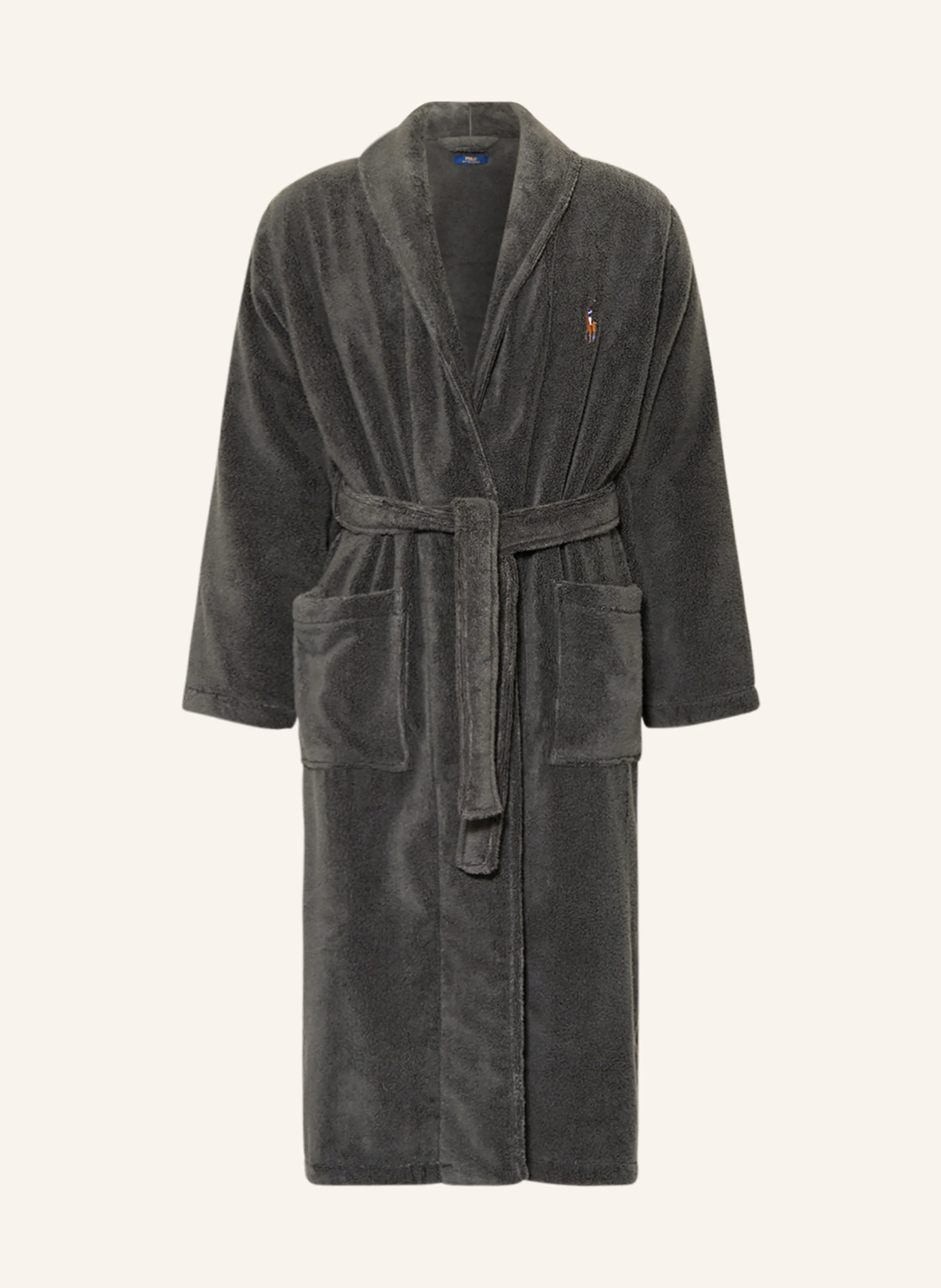 POLO RALPH LAUREN Herren-Bademantel – DUNKELGRAU