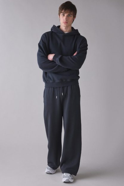 Standard Cloth Pregame Hoodie Sweatshirt - Jet Black Wash