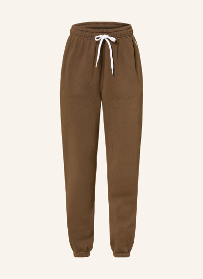 POLO RALPH LAUREN Sweatpants – BRAUN / WEISS