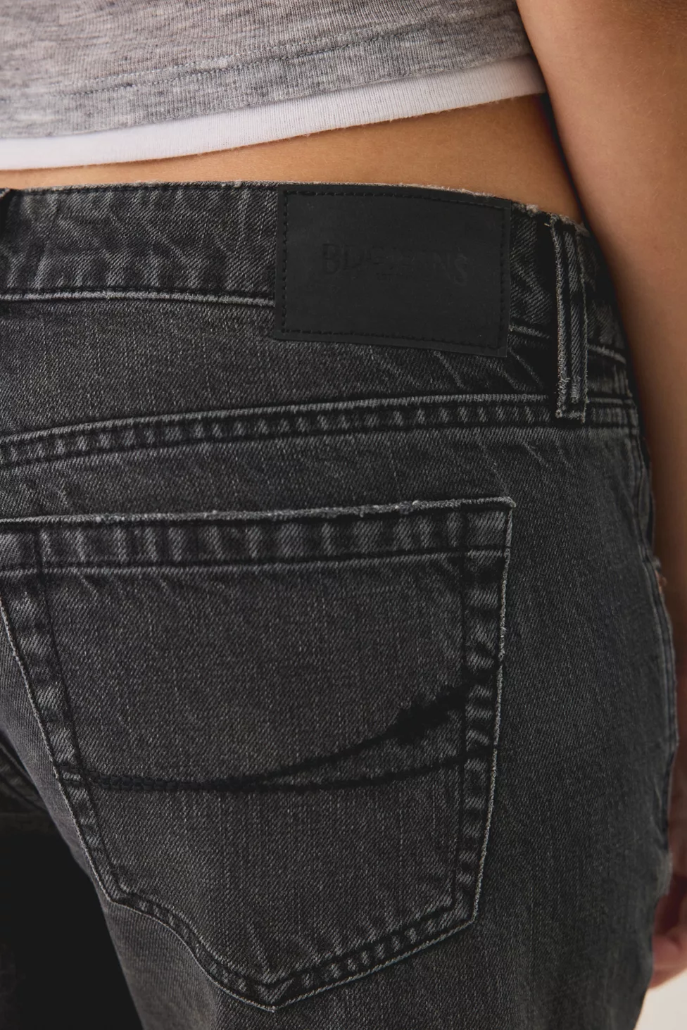 BDG Alto Ultimate Low-Rise Straight Jeans - Black