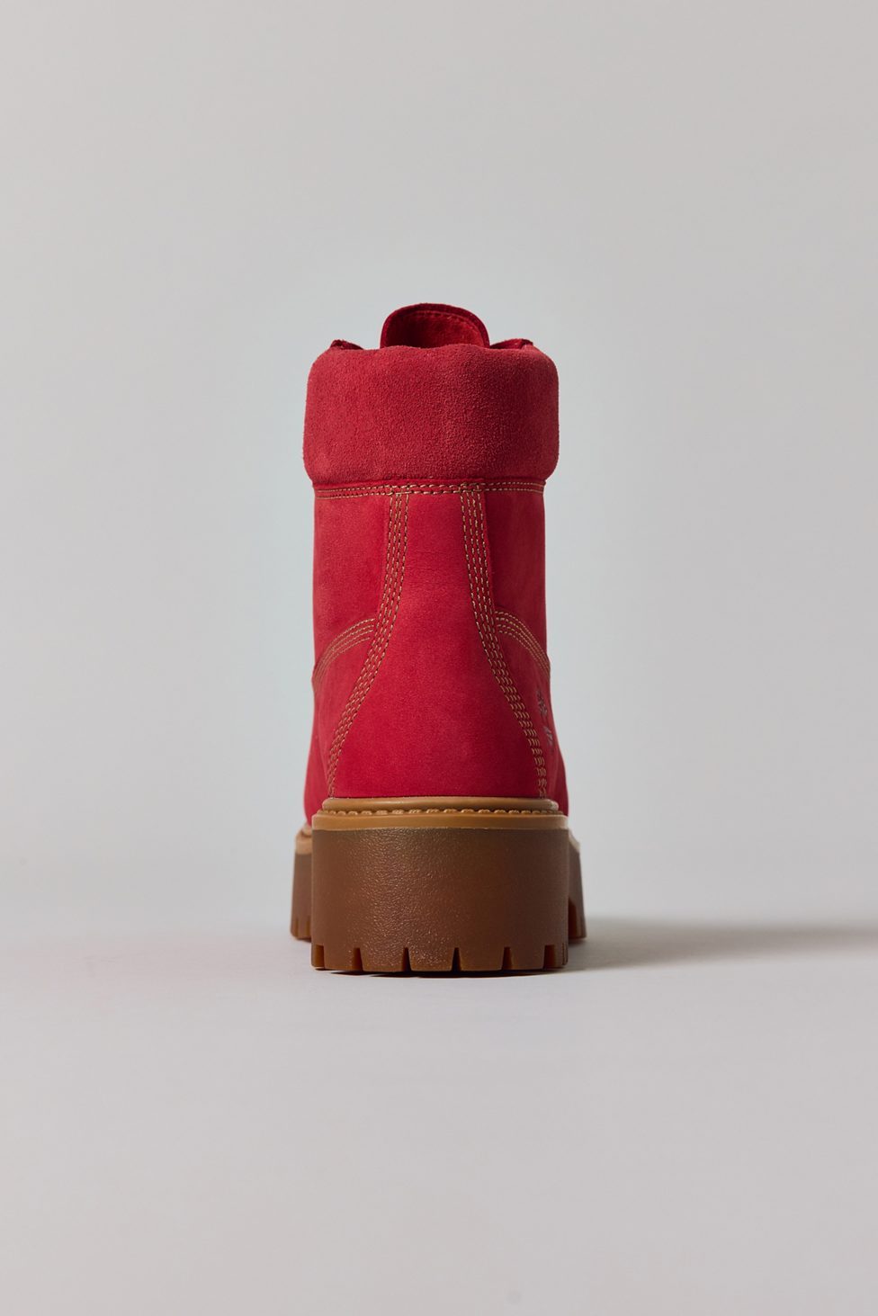 Timberland Women's Stone Street 6-Inch Platform Waterproof Leather Boots - Medium Red