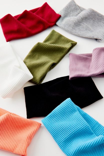 Ribbed Soft Headband - Black