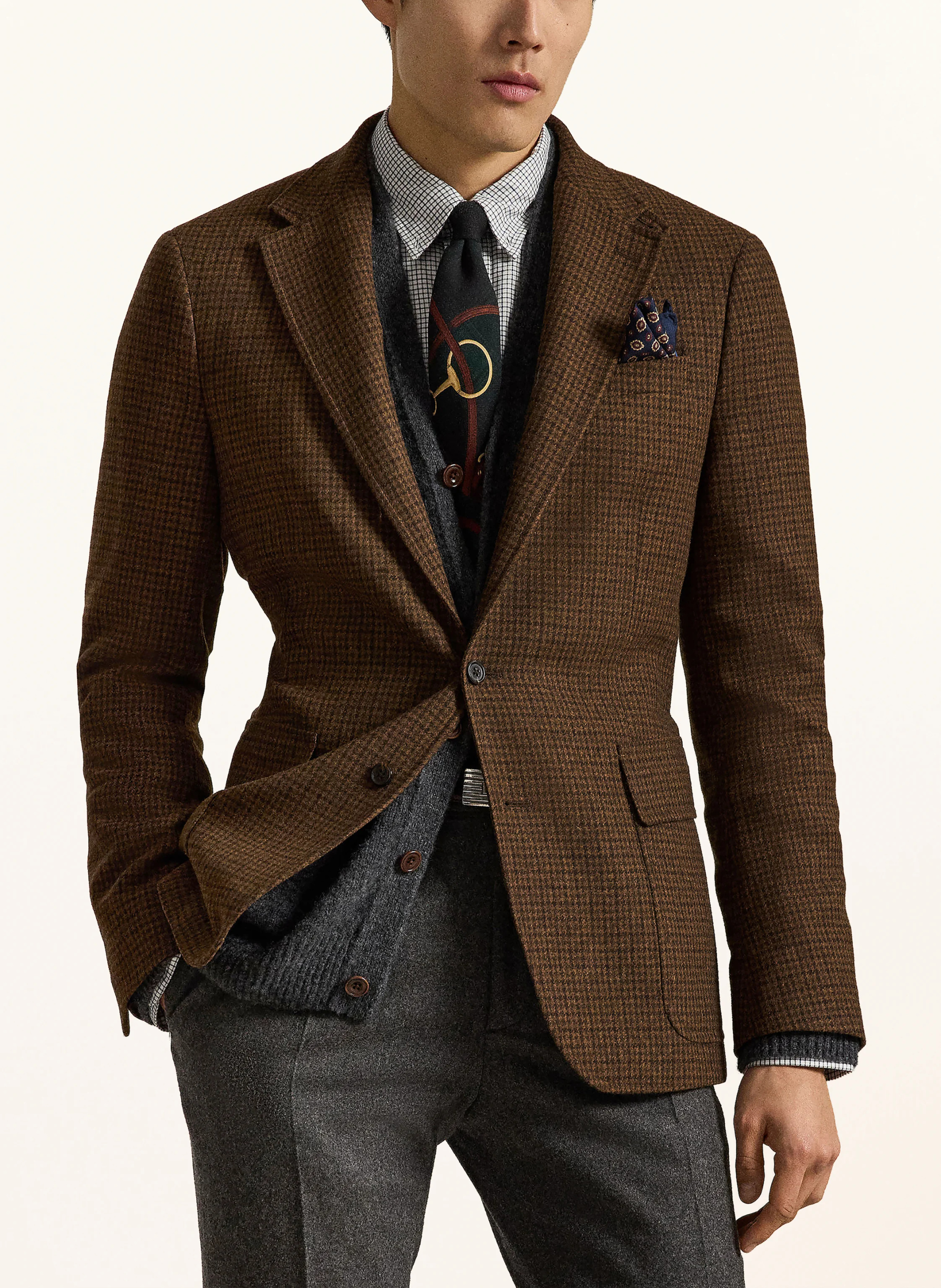 POLO RALPH LAUREN Sakko Modern Fit – BRAUN / DUNKELBRAUN