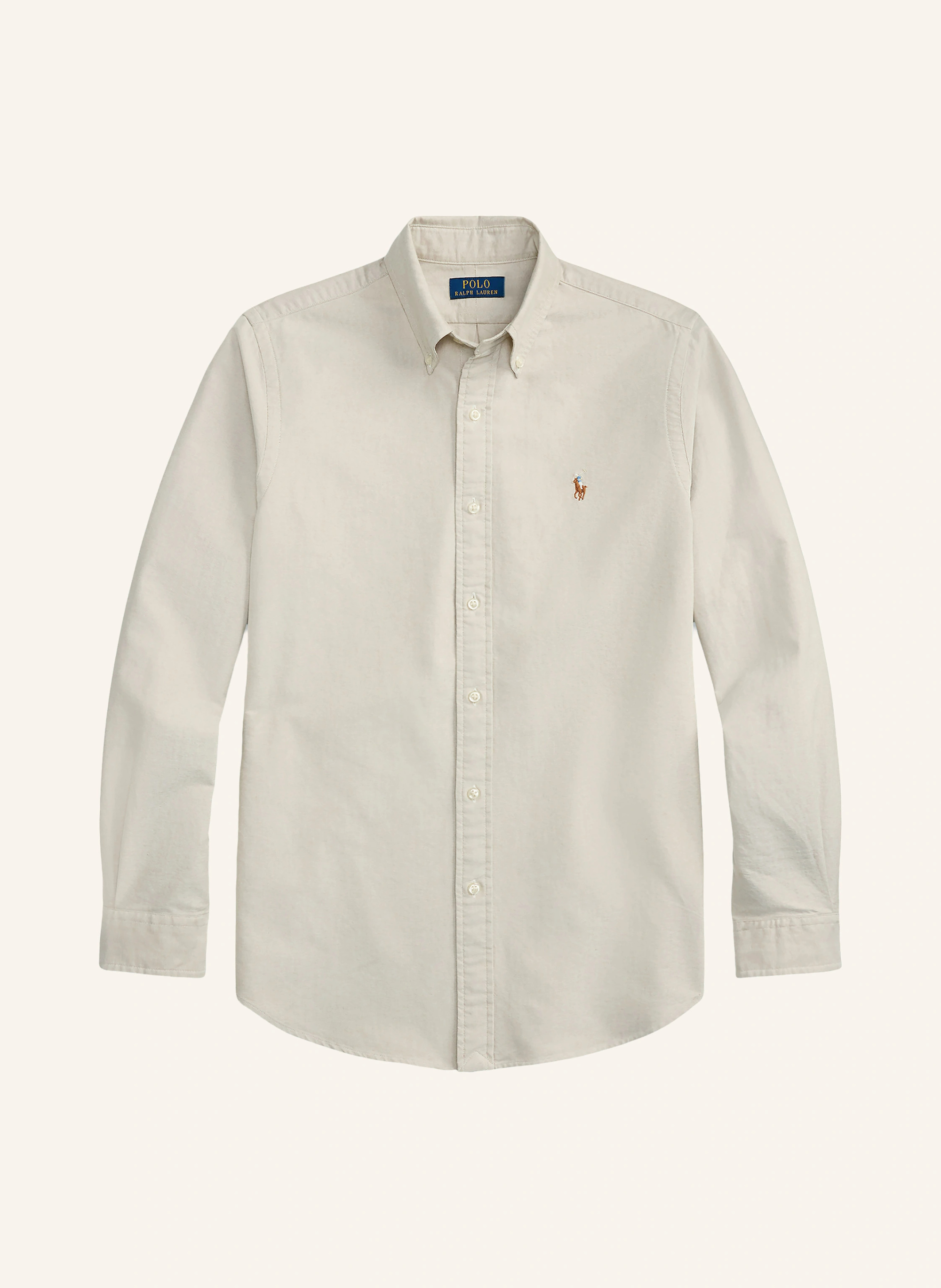 POLO RALPH LAUREN Oxfordhemd Custom Fit – BEIGE