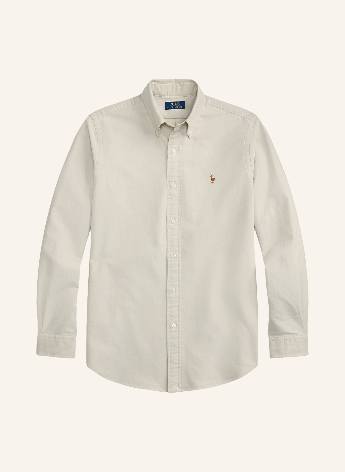 POLO RALPH LAUREN Oxfordhemd Custom Fit – BEIGE