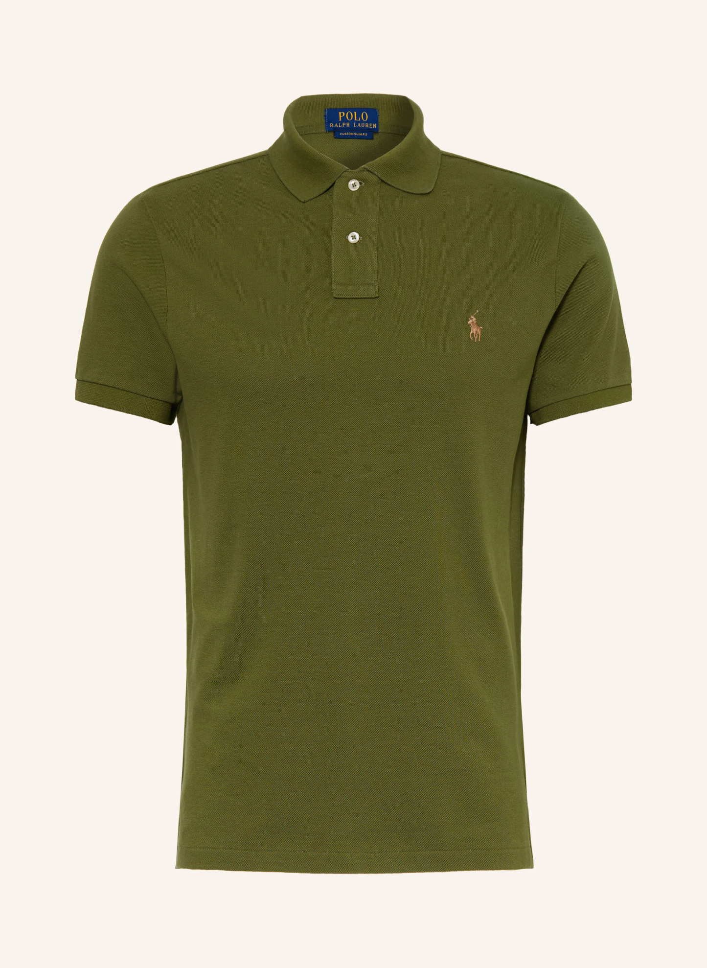 POLO RALPH LAUREN Piqué-Poloshirt Custom Slim Fit – OLIV