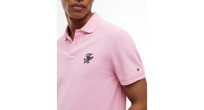 Tommy Hilfiger Men's Classic-Fit Embroidered Script Logo Polo Shirt - Classic Pink